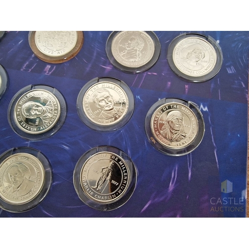 124 - Sainsbury's 'Makers of the Millennium' Medal Collection, in Association with Guinness World Records;... 