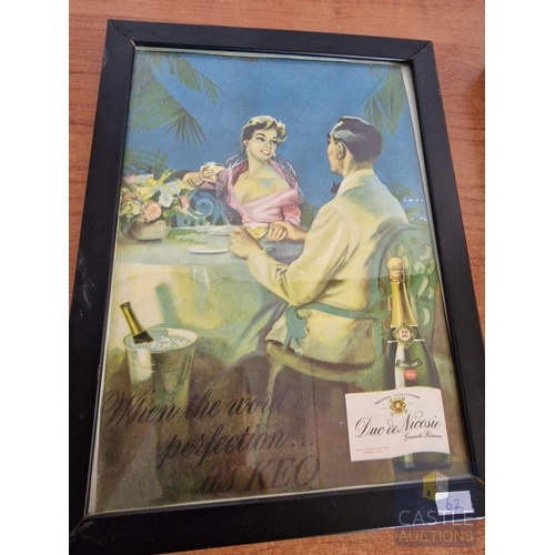 62 - Vintage Cyprus Animal Feed / Poultry Farm Advertising Poster 'Soteris Charalambous, Nicosia', (Appro... 