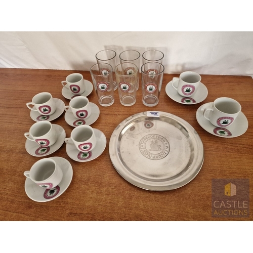 84 - Collection of Vintage Traditional 'Charalambous' Cypriot Coffee Cups & Saucers; Set of 6, Plus 2 x D... 
