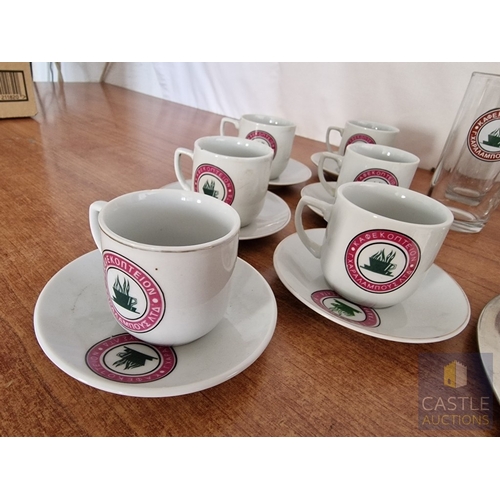 84 - Collection of Vintage Traditional 'Charalambous' Cypriot Coffee Cups & Saucers; Set of 6, Plus 2 x D... 