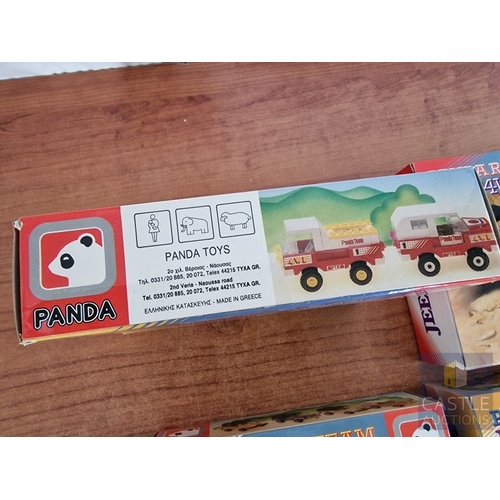 88 - Panda Toys (Greece), 1980's 'LEGO Style' Educational Building Bricks; PANDA RALLY TEAM, Jeep 4WD, No... 
