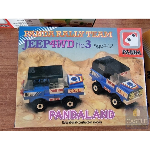 88 - Panda Toys (Greece), 1980's 'LEGO Style' Educational Building Bricks; PANDA RALLY TEAM, Jeep 4WD, No... 