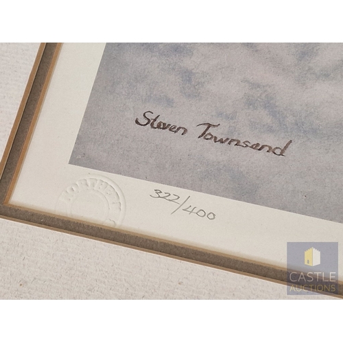 121 - 2 x Framed, Signed and Limited Edition Prints by Steven Townsend of Robins (Birds), Titled 'Red Watc... 