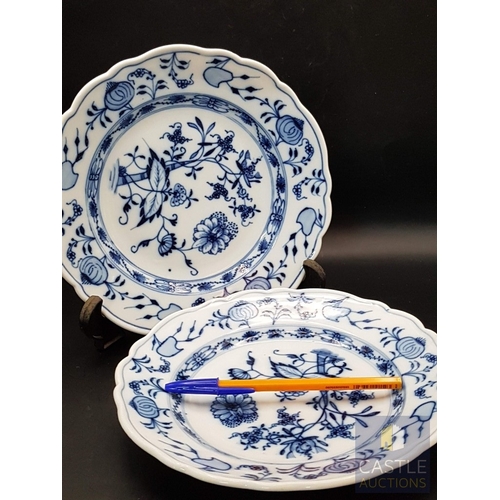 Blue and White Various Meissen Crockery, German Porcelain in Different Periods (Different Porcelain