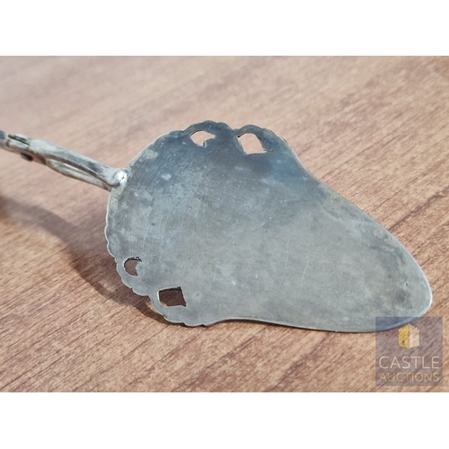 45 - Vintage Silver Pastry Tongs, (Approx. L: 19.5cm, 84g, .830 Silver)