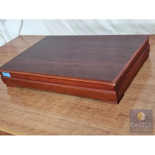 51 - 'Roberts & Dore' Silver Plated Canteen of Cutlery; 8-Place / 8-Person Set with Dinner Knives, Forks ... 