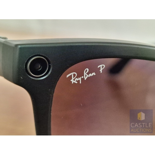 30 - Ray Ban META Wayfarer Sunglasses, (Model: RW4008),* Looks Unused * with Original Charging Case and B... 