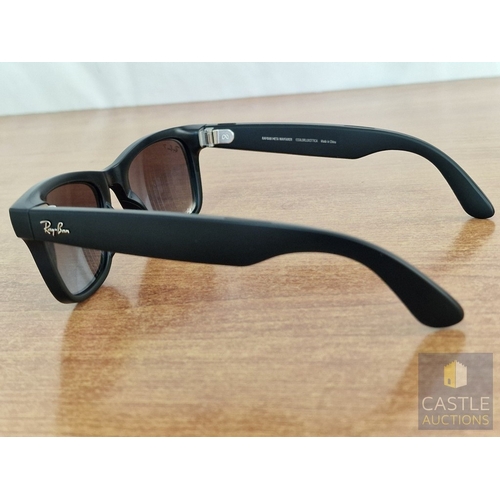 30 - Ray Ban META Wayfarer Sunglasses, (Model: RW4008),* Looks Unused * with Original Charging Case and B... 