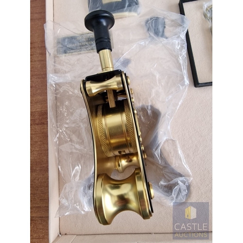 54 - JiFENG 'Cigar Presidents Sets'; An Impressive Cigar Accessory Gift Set Comprising Brass Colour Metal... 