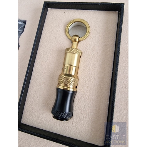 54 - JiFENG 'Cigar Presidents Sets'; An Impressive Cigar Accessory Gift Set Comprising Brass Colour Metal... 