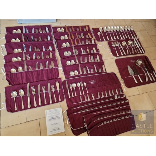 22 - Very Impressive Full Set / Huge Collection of 'United Cutlers' Silver Plated Flatware, Made in Sheff... 