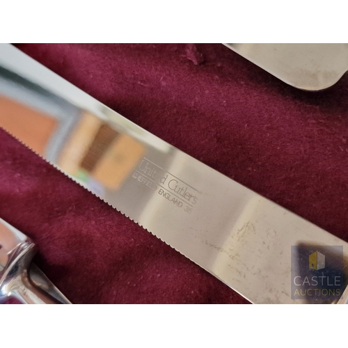 22 - Very Impressive Full Set / Huge Collection of 'United Cutlers' Silver Plated Flatware, Made in Sheff... 