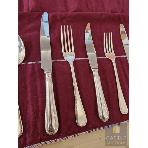 22 - Very Impressive Full Set / Huge Collection of 'United Cutlers' Silver Plated Flatware, Made in Sheff... 