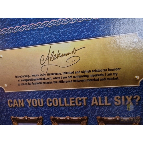 27 - 2 x Collectable 'Compare the Market' Soft Toy Meerkats Figures, in Original Boxes; Aleksandr and Ser... 