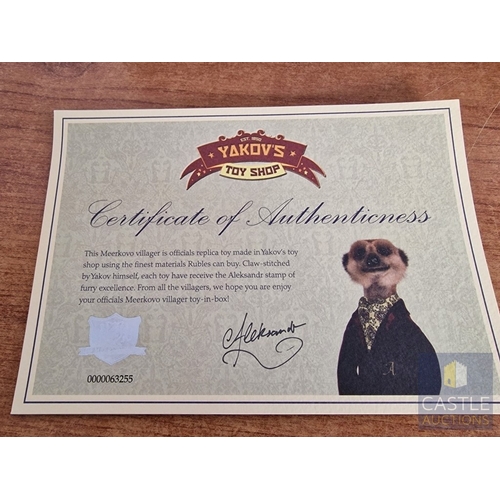 27 - 2 x Collectable 'Compare the Market' Soft Toy Meerkats Figures, in Original Boxes; Aleksandr and Ser... 