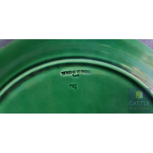 400 - Collectable Wedgwood Jasperware Small Vase & Trinket Dish Together With 2 x Wedgwood Majolica Sunflo... 