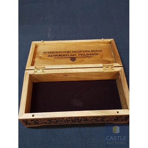 677F - Large  Silver Tone Tray with a Commemorative Inscription; ' Happy Birthday to the Apollon Footballer... 