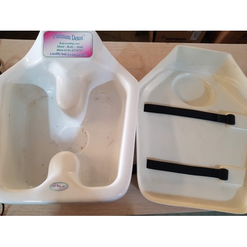 677C - Platinum Detox Ionic Foot Spa Machine (Inc. Charger, Cables and Instruction), ... 