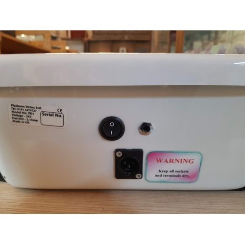 677C - Platinum Detox Ionic Foot Spa Machine (Inc. Charger, Cables and Instruction), ... 