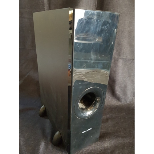 678C - SHARP Active Subwoofer System, Model: CP-SW60, Untested.