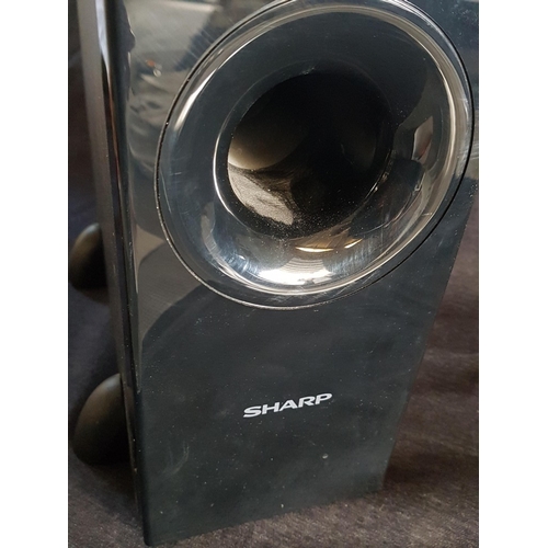 678C - SHARP Active Subwoofer System, Model: CP-SW60, Untested.