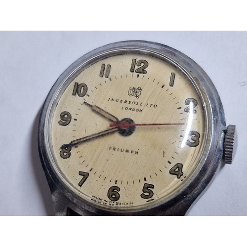 684E - Vintage Ingersoll 'Triumph' Fob / Nurses Watch, Made in Gt Britain, (Approx. Case Ø: 32mm), Basic Te... 