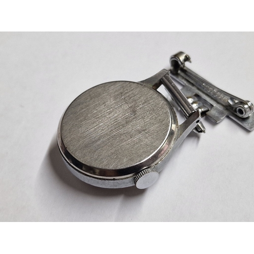 684E - Vintage Ingersoll 'Triumph' Fob / Nurses Watch, Made in Gt Britain, (Approx. Case Ø: 32mm), Basic Te... 