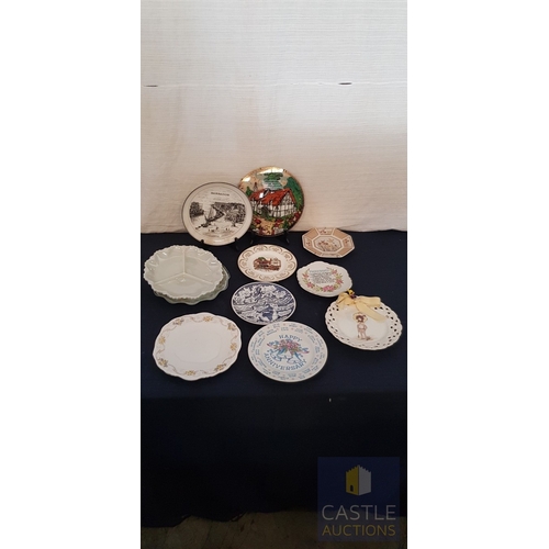 691F - 11 x Various Vintage Decorative & Commemorative Ceramic & China Plates.