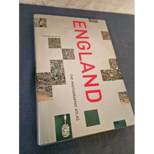 692E - Large Hardback Book 'ENGLAND, The Photographic Atlas', (2001), ISBN: 0 00 712277 2