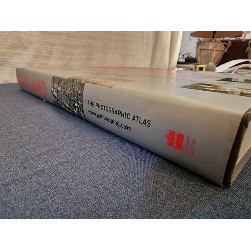 692E - Large Hardback Book 'ENGLAND, The Photographic Atlas', (2001), ISBN: 0 00 712277 2