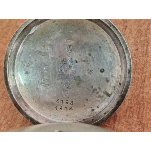 701F - Antique 'Billodes' Silver Cased Full Hunter Pocket Watch, Face Marked 'K. Serkisoff & Co, Constantin... 