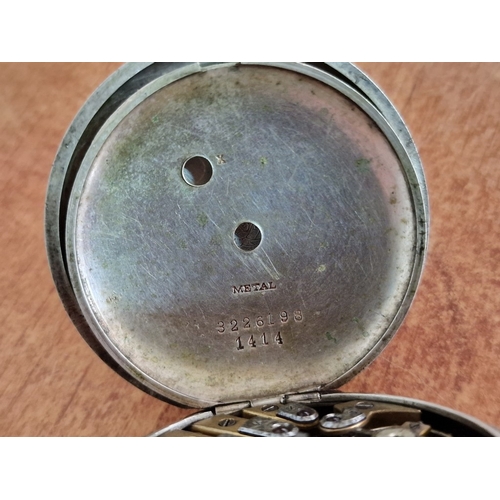 701F - Antique 'Billodes' Silver Cased Full Hunter Pocket Watch, Face Marked 'K. Serkisoff & Co, Constantin... 
