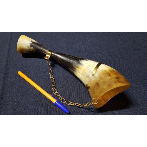 731F - Vintage  Hand Carved Folk  Art Made from Natural Horn (Cow or Bull); Double Candle Holder, Bird Scul... 