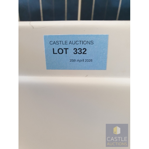 332 - 6 x Photovoltaic Solar Panels (REC250PE, 250W), Together With Mounting Brackets / Rails and ABB Sola... 
