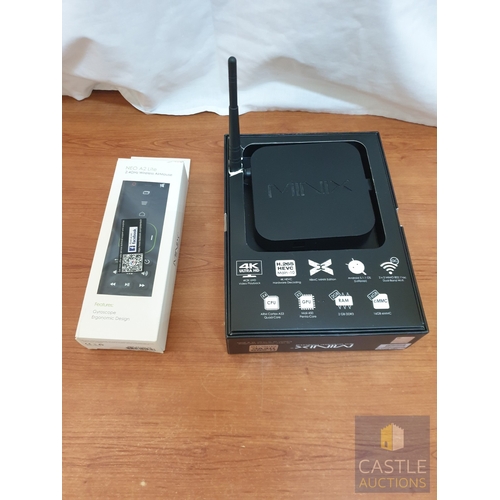 338 - Minix NEO UI 64 Bit Quad Core Media Hub/IPTV Box Together With Minix A2 Lite Wireless Remote Control... 