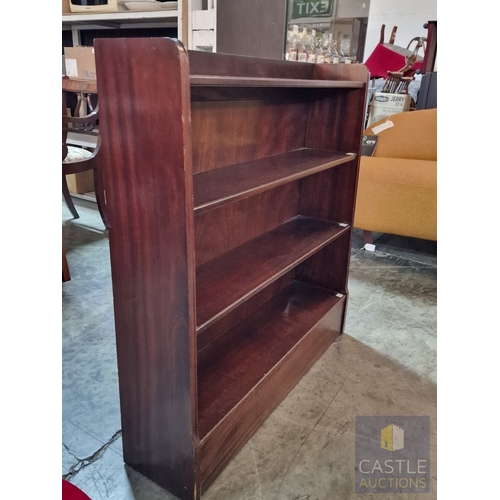 345 - Dark Wood 3-Tier Book Shelves, (Approx. 88 x 20 x 92cm)