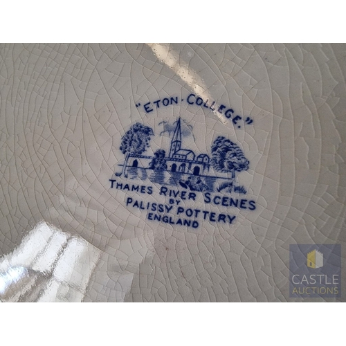 4 - Large Collection of Vintage English Blue & White China; Various 'Thames River Scenes' Patterns by Pa... 