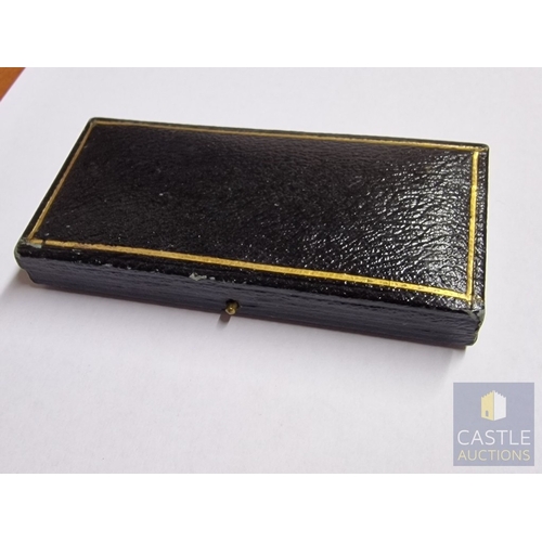 42A - Victorian Masonic 9ct Gold & Enamel Locket Pendant, Oval Shape with Free Mason Symbolism of Pillar, ... 