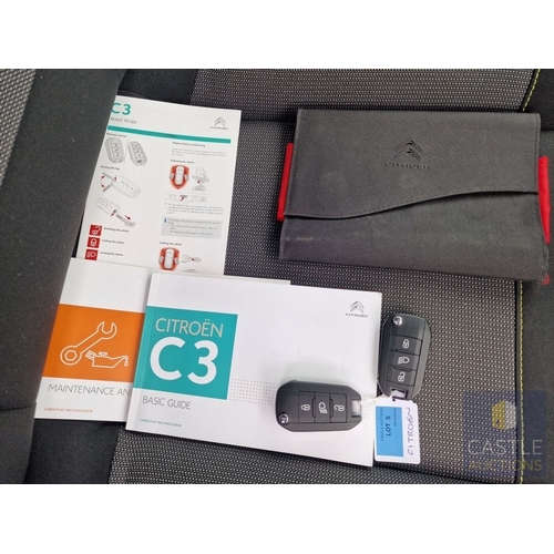 5 - CITROEN C3, 4-Door Hatchback, (2018), 1.2Ltr Automatic, with ONLY 28,700km!!! Beige Colour with Blac... 