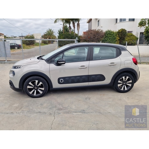 5 - CITROEN C3, 4-Door Hatchback, (2018), 1.2Ltr Automatic, with ONLY 28,700km!!! Beige Colour with Blac... 
