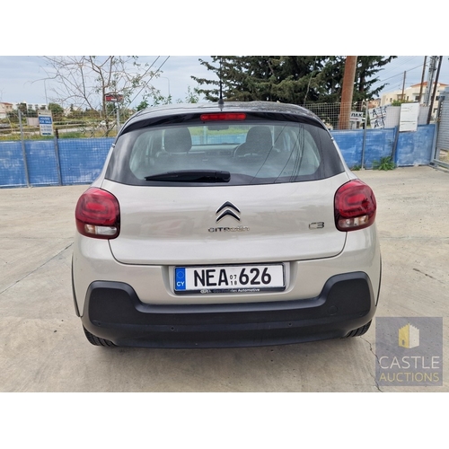 5 - CITROEN C3, 4-Door Hatchback, (2018), 1.2Ltr Automatic, with ONLY 28,700km!!! Beige Colour with Blac... 
