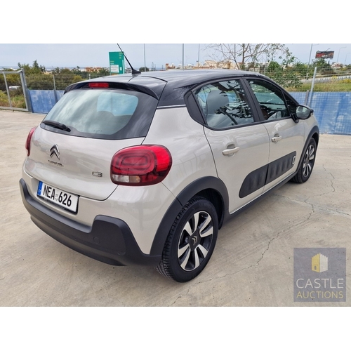 5 - CITROEN C3, 4-Door Hatchback, (2018), 1.2Ltr Automatic, with ONLY 28,700km!!! Beige Colour with Blac... 