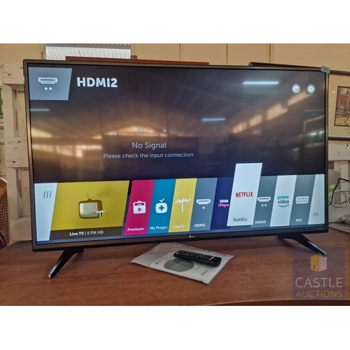 3 - LG 49'' 4K Ultra HD Smart TV with Wi-Fi, (Model: 49UH600V), with Remote and User Manual, * Basic Tes... 