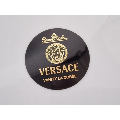 60 - Rosenthal VERSACE 'Vanity La Doree' Round Plate with Gold Floral Pattern, in Original Box, (Approx. ... 