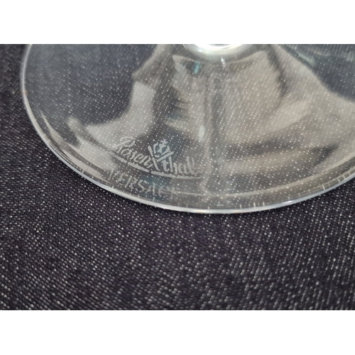 72 - 4 x Rosenthal VERSACE 'Medusa Lumiere' Crystal Grappa Glasses, with Frosted Glass Medusa Head Stem, ... 