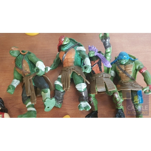 104 - Large Collection of Various Cartoon Hero Figurines, Inc. Minecraft Toy Action Figurines, Kuromi Figu... 