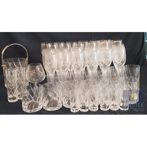 11 - Rogaška Crystal Luxury Brand, High-Quality Lead Crystal Set of Glasses(Approx. 52x Pcs) for Various ... 