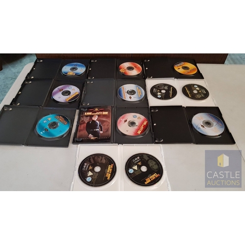 352 - Collection of 26x James Bond 007 DVD Movies, Inc Sean Connery, Roger Moore, Pierce Brosnan, Daniel C... 