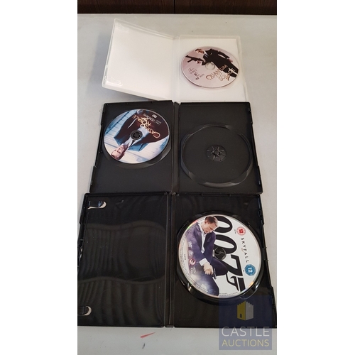 352 - Collection of 26x James Bond 007 DVD Movies, Inc Sean Connery, Roger Moore, Pierce Brosnan, Daniel C... 