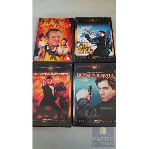 352 - Collection of 26x James Bond 007 DVD Movies, Inc Sean Connery, Roger Moore, Pierce Brosnan, Daniel C... 